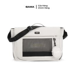 Thumbnail Túi đeo chéo đi học đi làm nam nữ BAMA Mesh Fabric Cross Bag MF302 chống nước nhiều ngăn, cặp đeo chéo nam thời trang 1