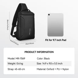 Thumbnail Túi Đeo Chéo Nam MARK RYDEN Cỡ Lớn Phù Hợp Với Miếng Đệm 12 inch 2