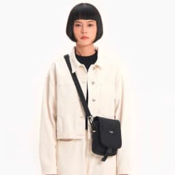 Thumbnail Túi đeo chéo nam nữ BAMA New Basic Shoulder Bag NB204 chống nước nhiều ngăn, túi mini vải canvas thời trang 3