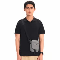 Thumbnail Túi đeo chéo nam nữ BAMA New Basic Shoulder Bag NB204 chống nước nhiều ngăn, túi mini vải canvas thời trang 4