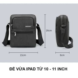 Thumbnail Túi đeo chéo nam nữ thời trang BEE GEE 0148 để điện thoại ipad chống thấm nước đẹp giá rẻ chất lượng tốt 3