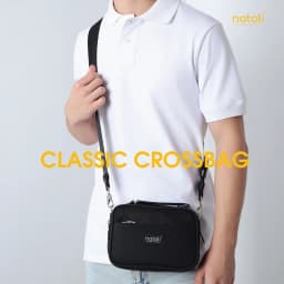 Thumbnail Túi đeo chéo nam thương hiệu Natoli nhiều ngăn chống nước cao cấp BST CLASSIC CROSSBAG T8 3
