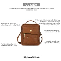 Thumbnail Túi đeo chéo nam đựng máy tính bảng 7.9inch IDIGO MB2 - 4306 4
