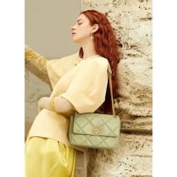 Thumbnail Túi đeo chéo nữ đẹp Nucelle thời trang phong cách chần ô khóa charm hoa ViAnh Store 1172032 2