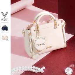 Thumbnail Túi đeo chéo nữ Just Star sang trọn đẹp dễ thương có xách tay ví mèo đi làm công sở đi chơi tiệc ViAnh store 172043ABB 1