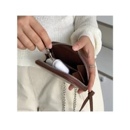 Thumbnail Túi Đeo Chéo Nữ Mini Size 12.5cm PAPU TN01 Da PU Phối Dây Xích Đeo Chéo  Cao Cấp  PAPU TN01 3