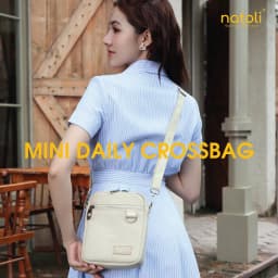 Thumbnail Túi đeo chéo nữ thương hiệu Natoli  mini cute, đựng điện thoại, nhiều ngăn, cao cấp BST Mini Daily Crossbag T3 3