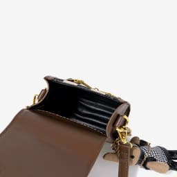 Thumbnail Túi đeo chéo SEAGLOCA vải canvas sọc caro đơn giản thời trang phong cách hàn quốc cho nữ 4