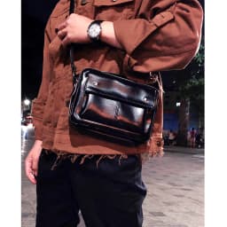 Thumbnail Túi Đeo Chéo Unisex Lanpad Messenger bag Da Pu M02 2