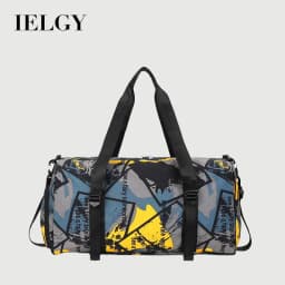 Thumbnail Túi đeo vai IELGY thể thao dung tích lớn có ngăn khô và ướt xen kẽ, thích hợp cho nam giới 1