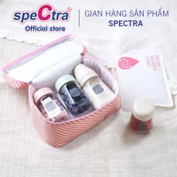 Thumbnail Túi giữ nhiệt kèm túi đá khô màu hồng Spectra - Hàng Chính Hãng 3