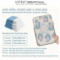 Thumbnail Túi iPad và Laptop AstroMazing kích thước 11-15inch lót nhung chống sốc nhiều kích thước 3