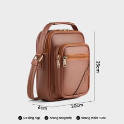 Thumbnail Túi Lata (Thời trang nam phối ngăn tiện dụng - Túi đeo chéo da TN32) 3
