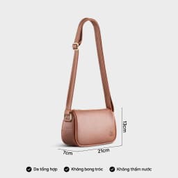 Thumbnail Túi Lata (Thời trang nữ đi chơi size 21 - Túi đeo chéo da HN119) 2