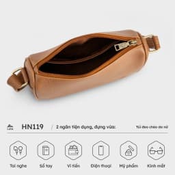 Thumbnail Túi Lata (Thời trang nữ đi chơi size 21 - Túi đeo chéo da HN119) 4
