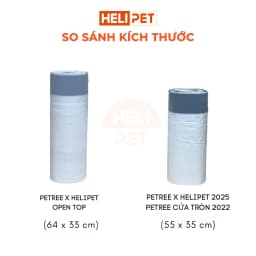 Thumbnail Túi Rác PETREE - Dung Tích 8L - Dùng Cho Máy Dọn Vệ Sinh Cho Mèo Tự Động PETREE x HELIPET OPEN TOP 4