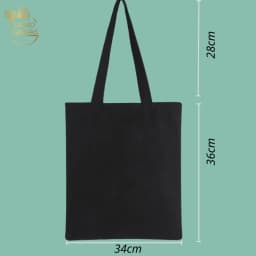Thumbnail Túi tote canvas Ginko Trơn 3