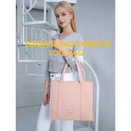 Thumbnail Túi tote nữ có khóa kéo Thương hiệu NATOLI, đựng laptop, đeo vai cao cấp BST Elegant Shockproof Tote Bag T17 3
