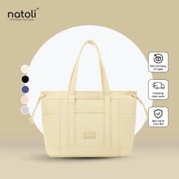 Thumbnail Túi tote nữ nhiều ngăn NATOLI, 2 mặt đeo vai đựng laptop cao cấp - BST Elegant Edge Bag T19 1