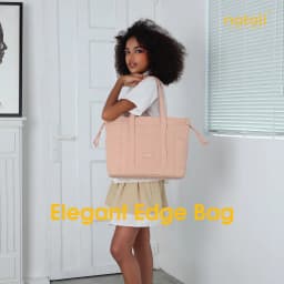 Thumbnail Túi tote nữ nhiều ngăn NATOLI, 2 mặt đeo vai đựng laptop cao cấp - BST Elegant Edge Bag T19 2