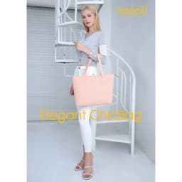 Thumbnail Túi tote nữ thương hiệu NATOLI chất vải canvas nhiều ngăn chống nước tốt - BST Elegant Chicbag T4 3