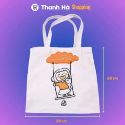 Thumbnail Túi Tote Tủ sách Gia Đình Nhỏ 29x28 cm - đơn giản, tiện lợi và phong cách 2