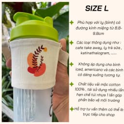 Thumbnail Túi treo ly quà tặng KH Thân Thiết ( chọn size nhắn shop) 3