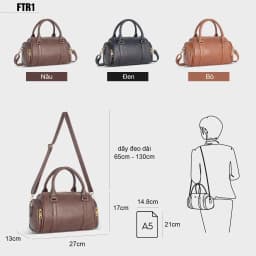 Thumbnail Túi trống mini đeo chéo thời trang Fadoda FTR1 2