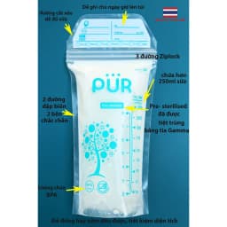 Thumbnail Túi trữ sữa Pur, hộp 50 túi và hộp 24 túi 3