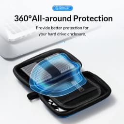 Thumbnail Túi đựng đĩa cứng màu ORICO 2.5 / 3.5 inch Chống nước chống sốc cho ổ cứng gắn ngoài di động Bộ sạc cáp USB Tai nghe Túi lưu trữ đa chức năng (HX) 4