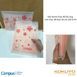 Thumbnail Túi Đựng Tài Liệu 5 Ngăn Campus Series Rain Of Sakura A4 2