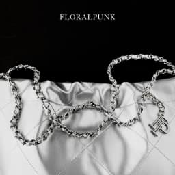 Thumbnail Túi Xách Floralpunk Brooklyn Shopper Silver - Túi Quai Xách Đựng Laptop 14 Inches 2