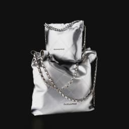 Thumbnail Túi Xách Floralpunk Brooklyn Shopper Silver - Túi Quai Xách Đựng Laptop 14 Inches 3