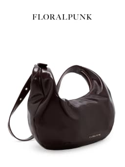 Thumbnail Túi Xách Floralpunk Brooklyn Slouchy Bag - Plum 1