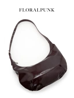 Thumbnail Túi Xách Floralpunk Brooklyn Slouchy Bag - Plum 2