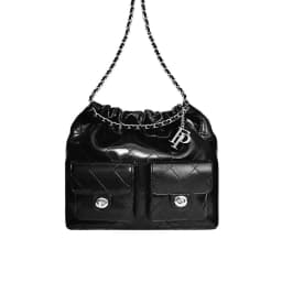 Thumbnail Túi xách Floralpunk Brooklyn Pocket Shopper - Black - Chất liệu da PU cao cấp 1