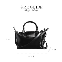 Thumbnail Túi Xách Floralpunk City Shopper - Small - Màu Đen - Chất liệu Nylon cao cấp - Đeo chéo 1