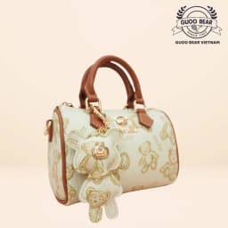 Thumbnail Túi xách GUOO BEAR chính hãng - GU8027 đeo vai kèm charm gấu xinh xắn 2