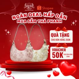 Thumbnail Túi xách GUOO BEAR chính hãng - GU8023 đeo vai kèm charm gấu xinh xắn 1