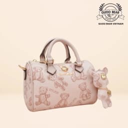 Thumbnail Túi xách GUOO BEAR chính hãng - GU8027 đeo vai kèm charm gấu xinh xắn 3