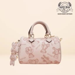 Thumbnail Túi xách GUOO BEAR chính hãng - GU8027 đeo vai kèm charm gấu xinh xắn 4