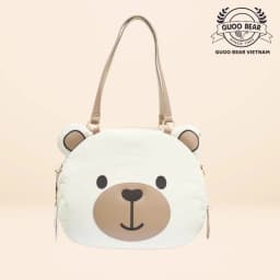 Thumbnail Túi xách GUOO BEAR chính hãng - GU1292 GU1227 GU1228 hình gấu xinh xắn đi du lịch đi chơi 3