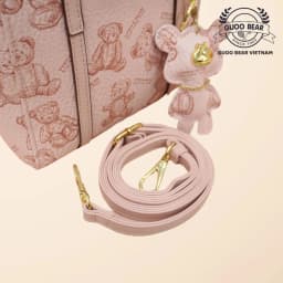 Thumbnail Túi xách GUOO BEAR chính hãng - GU8025 đeo vai kèm charm gấu xinh xắn 3
