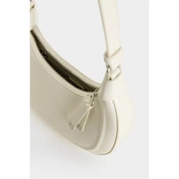 Thumbnail Túi Xách Hobo Dập Nổi Line Embossed White Sz 23 HAPAS - TDV240369 4