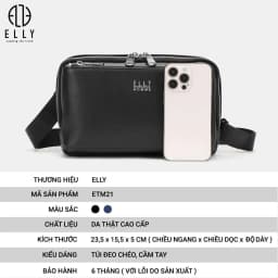 Thumbnail Túi xách nam cao cấp da thật ELLY- ETM21 1