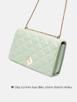 Thumbnail Túi Xách Nhỏ Nữ Thời Trang JUNO Dập Hiệu Ứng Princess Diamond TXN417 3