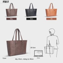 Thumbnail Túi xách nữ công sở cao cấp Fadoda FTX17 2