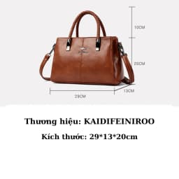 Thumbnail Túi xách nữ công sở đẹp cao cấp Hàn Quốc đeo vai đeo chéo Kaidifeiniroo KF50 (9660) 1