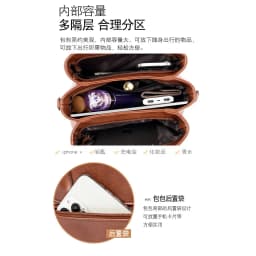 Thumbnail Túi xách nữ công sở đẹp cao cấp Hàn Quốc đeo vai đeo chéo Kaidifeiniroo KF50 (9660) 2