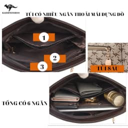 Thumbnail Túi xách nữ công sở đẹp thời trang cao cấp Hàn Quốc KAIDIFEINIROO KF34 (8065) Size 26.5cm 3
